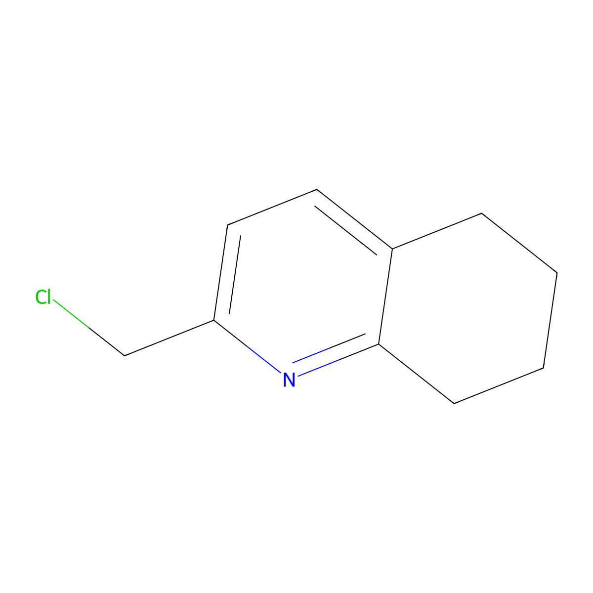 2-(Chloromethyl)-5,6,7,8-tetrahydroquinoline molecular structure, CAS 23891-65-8