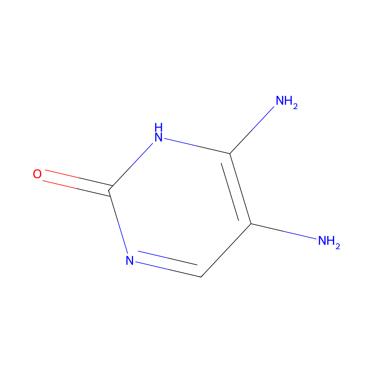 4,5-Diamino-1,2-dihydropyrimidin-2-one molecular structure, CAS 23899-73-2