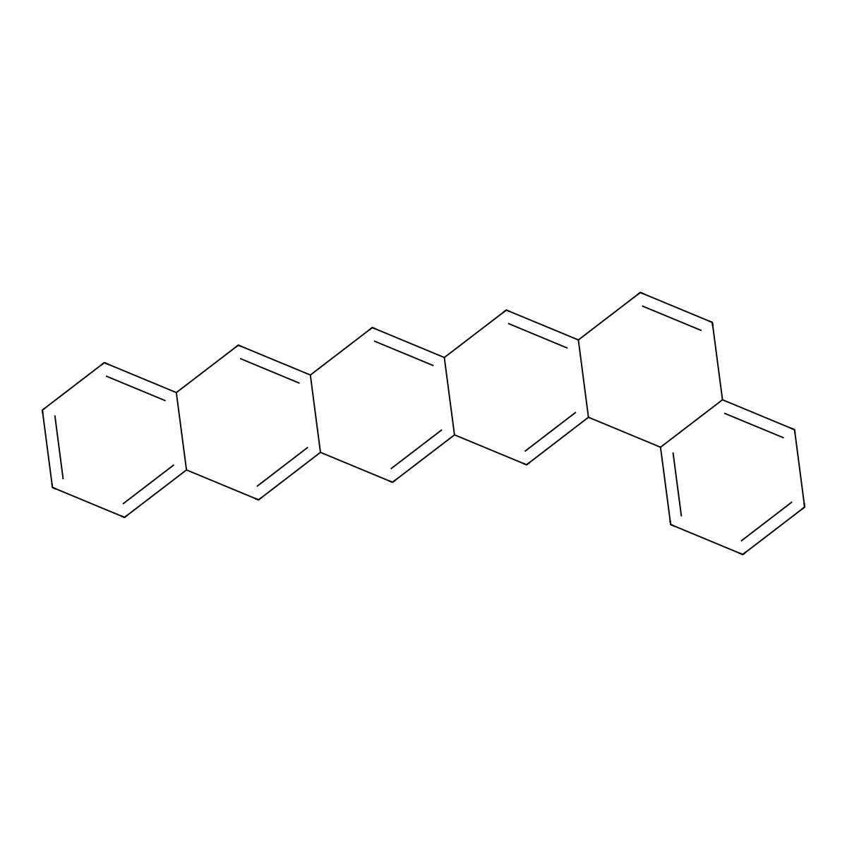 Benzo(a)pentacene molecular structure, CAS 239-98-5