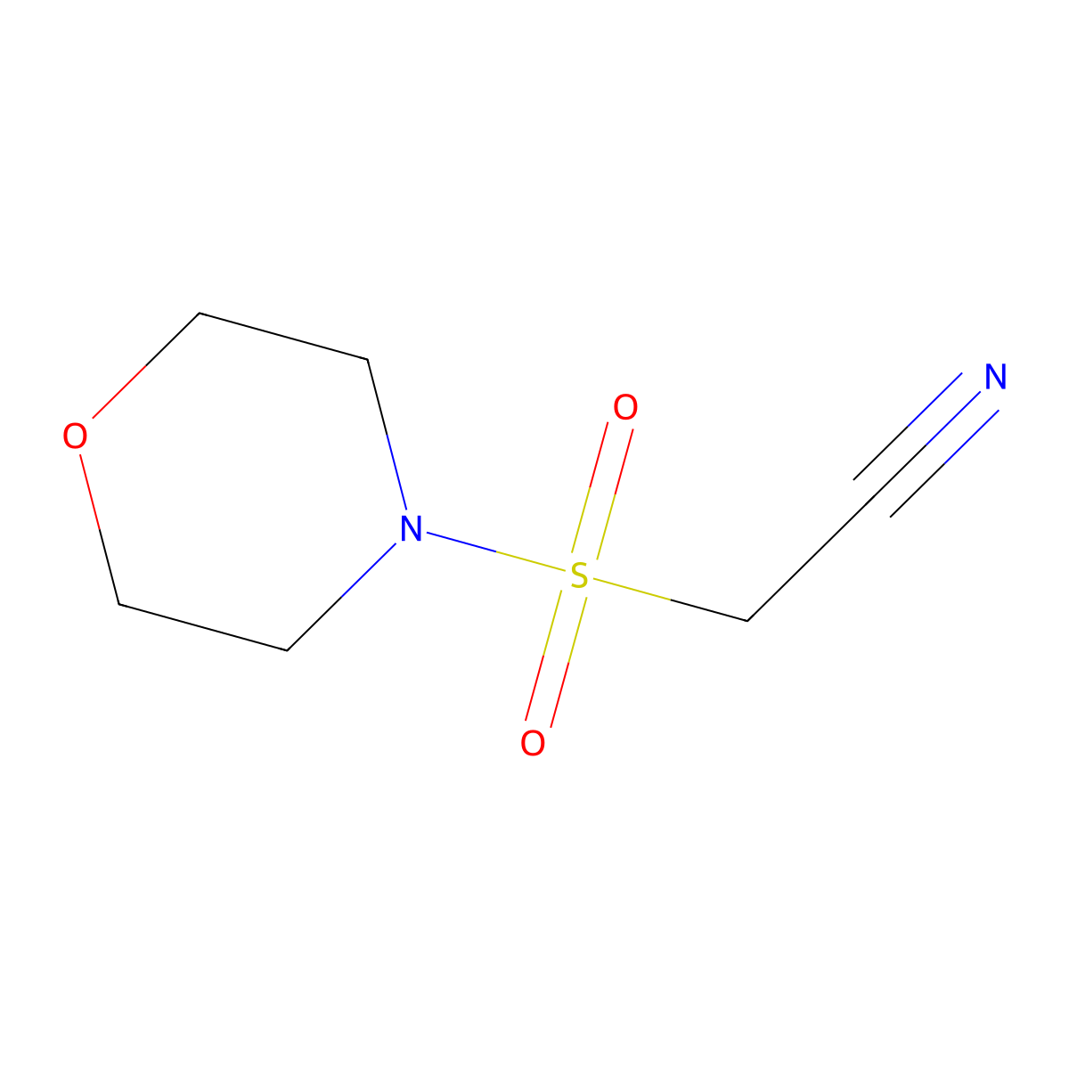 2-(Morpholinosulfonyl)acetonitrile molecular structure, CAS 239080-52-5