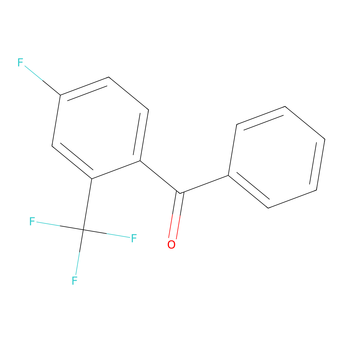 [4-Fluoro-2-(trifluoromethyl)phenyl]phenylmethanone molecular structure, CAS 239087-03-7