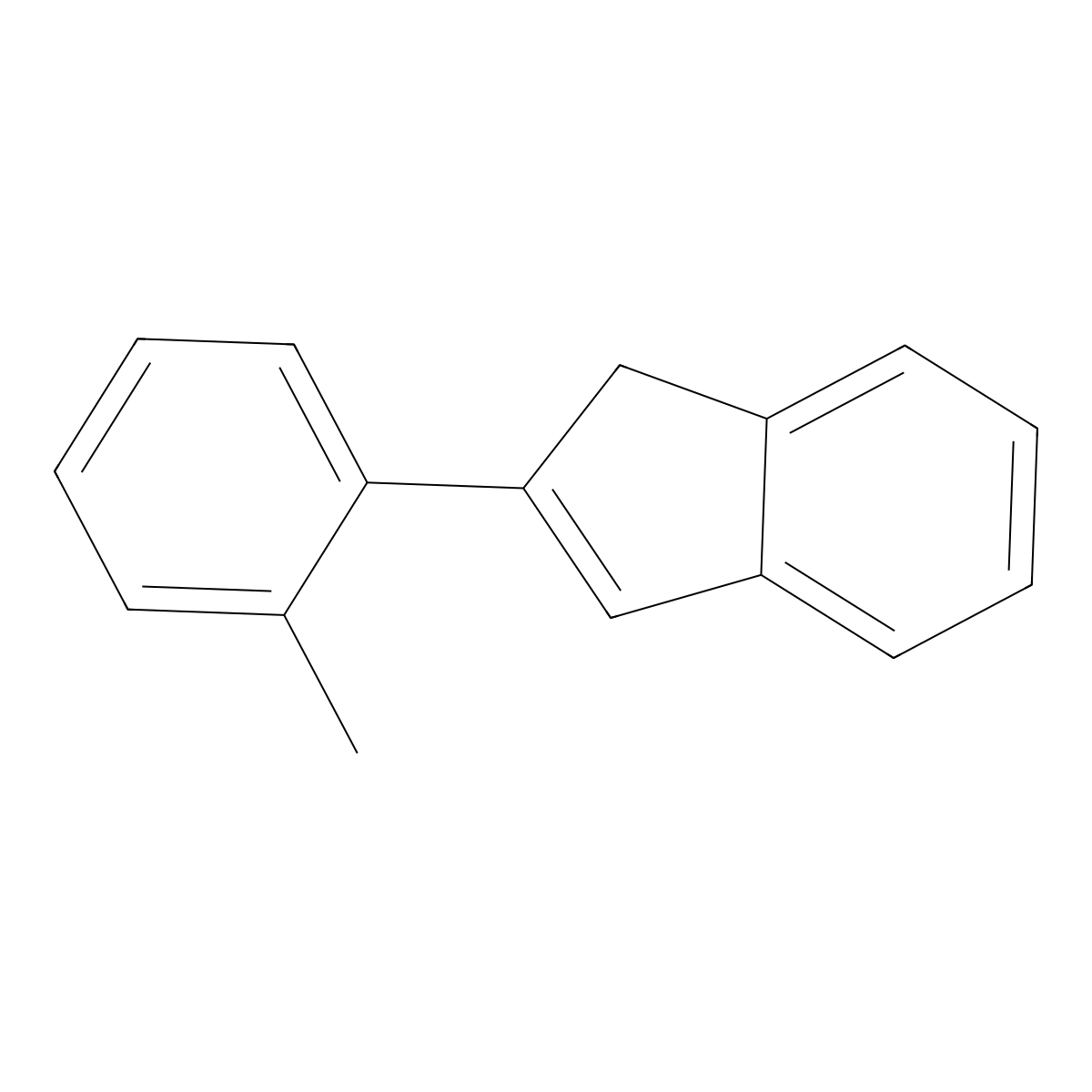 2-(2-Methylphenyl)-indene molecular structure, CAS 23909-31-1