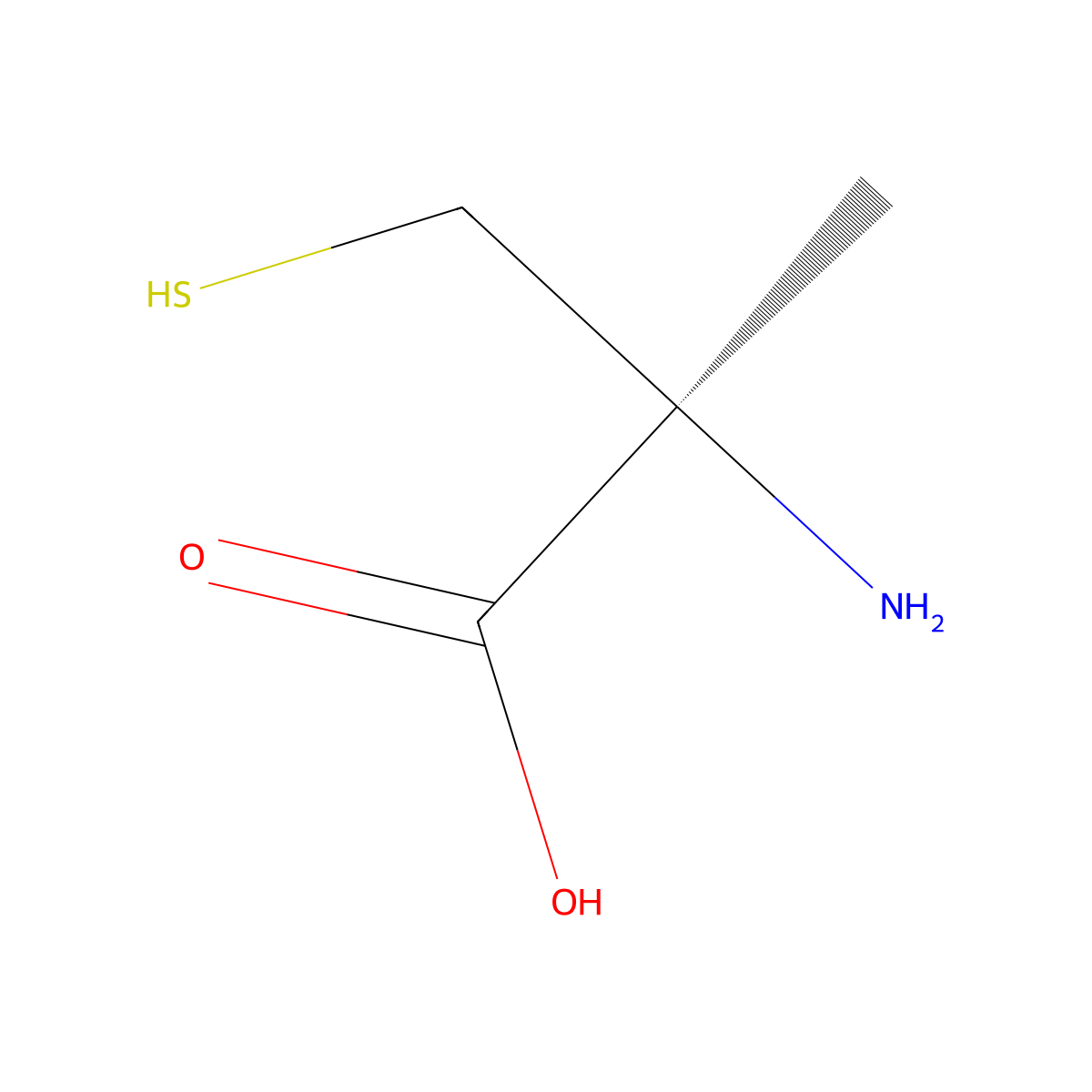 (S)-Alpha-methylcysteine molecular structure, CAS 239101-34-9