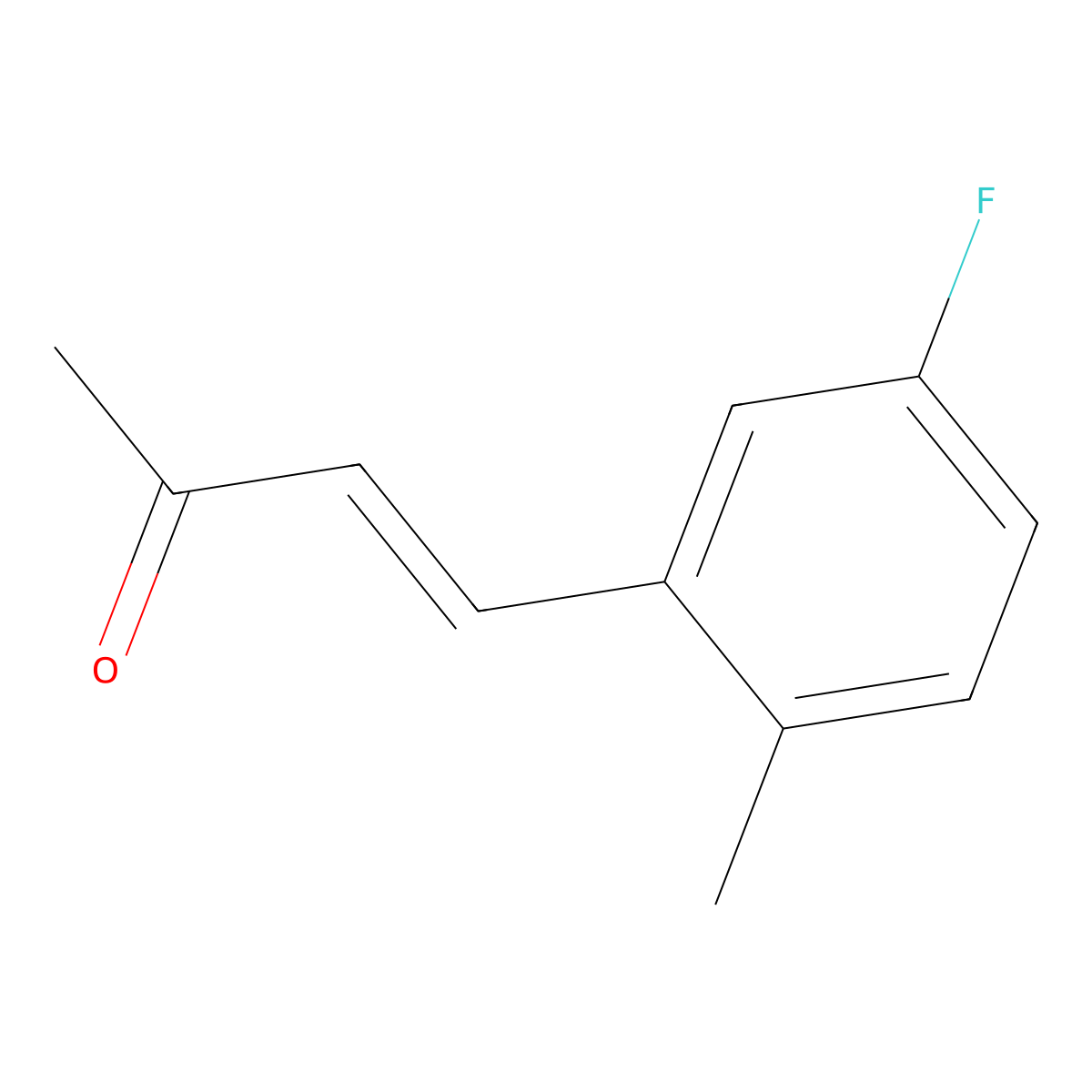 4-(5-Fluoro-2-methylphenyl)but-3-en-2-one molecular structure, CAS 239132-28-6