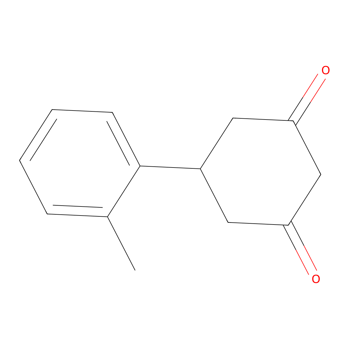 5-(2-Methylphenyl)cyclohexane-1,3-dione molecular structure, CAS 239132-47-9