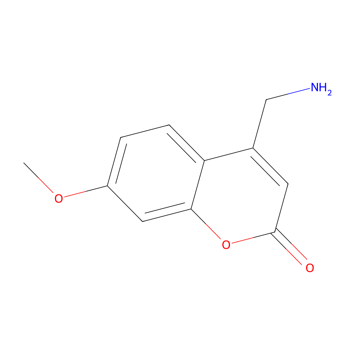 7-Methoxy-4-(aminomethyl)coumarin molecular structure, CAS 239136-56-2