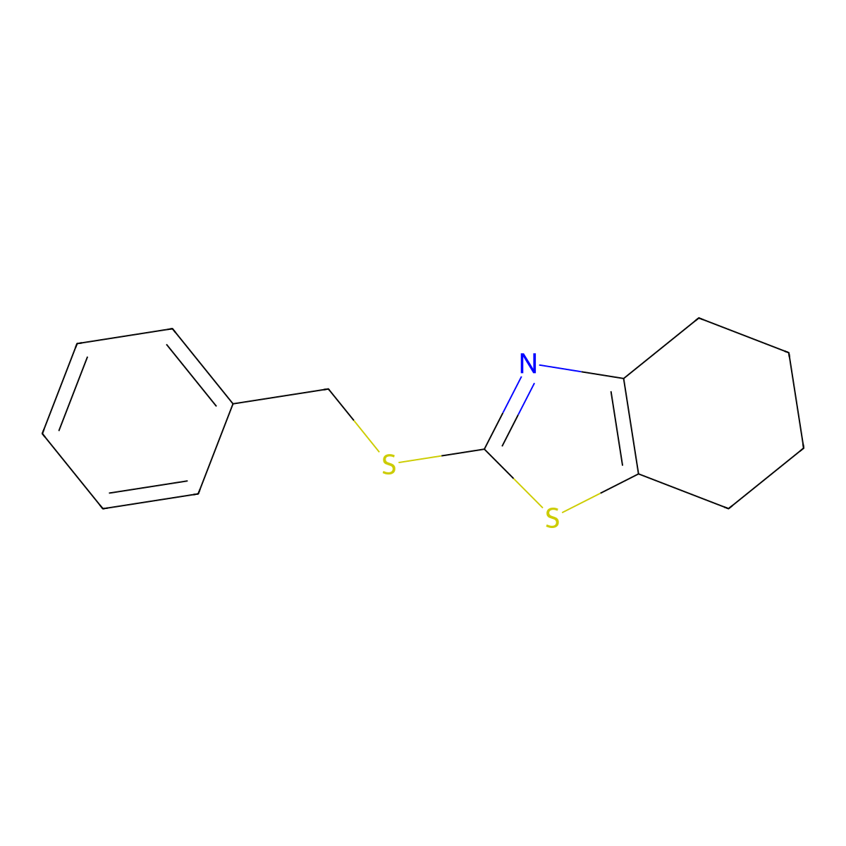 2-(Benzylthio)-4,5,6,7-tetrahydrobenzo[D]thiazole molecular structure, CAS 23920-76-5