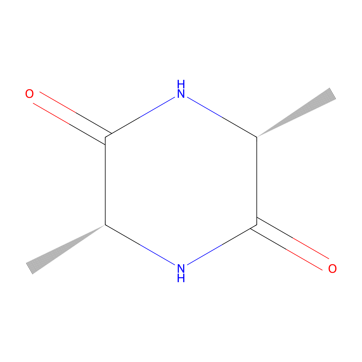 D-Alanine anhydride molecular structure, CAS 23927-13-1