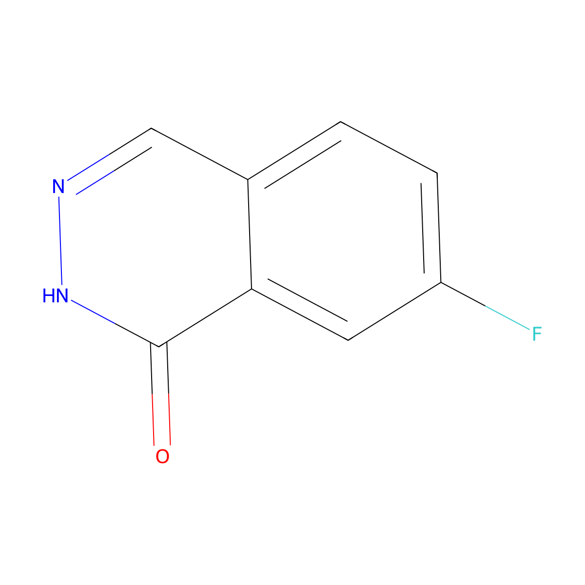 7-Fluorophthalazin-1(2H)-one molecular structure, CAS 23928-52-1