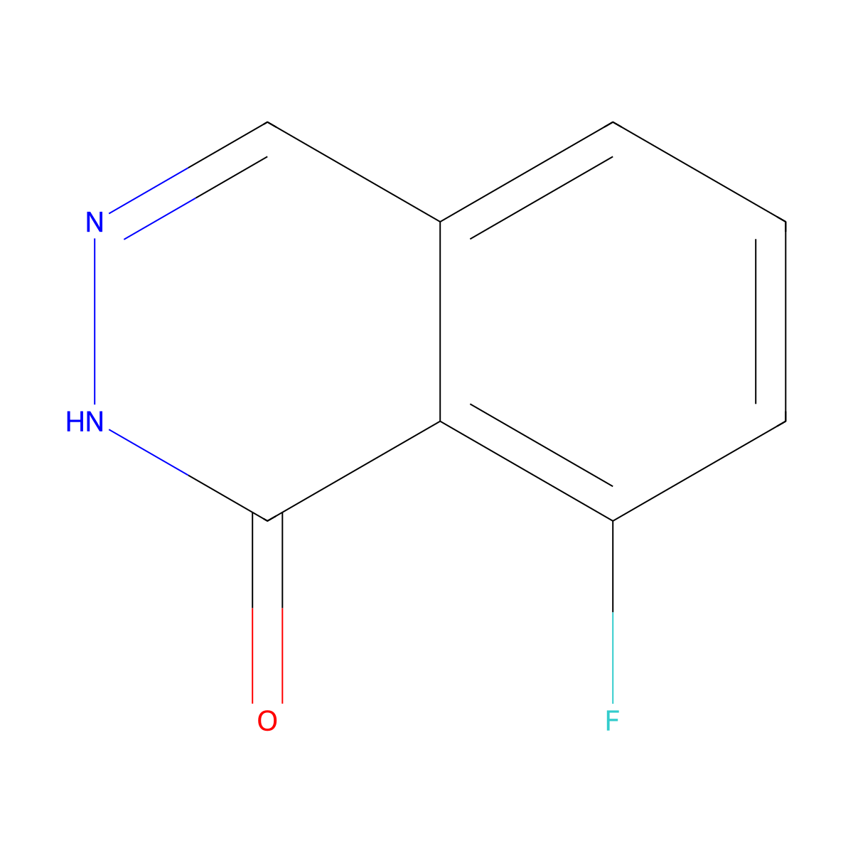 8-Fluorophthalazin-1(2H)-one molecular structure, CAS 23928-53-2