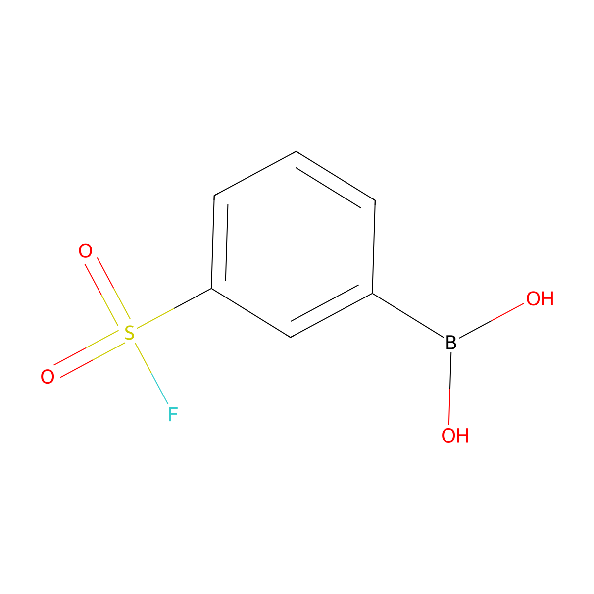 (3-(Fluorosulfonyl)phenyl)boronic acid molecular structure, CAS 2393030-91-4