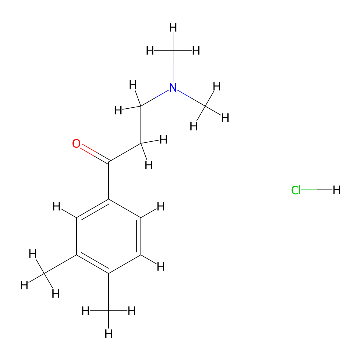 3-(Dimethylamino)-1-(3,4-dimethylphenyl)propan-1-one hydrochloride molecular structure, CAS 23935-14-0