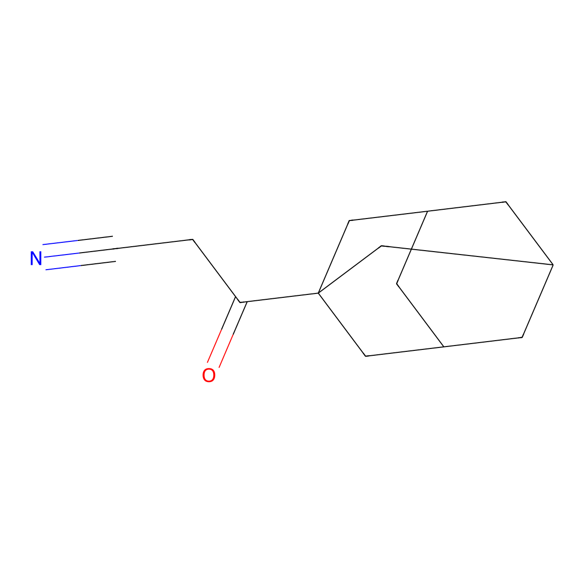 3-(1-Adamantyl)-3-oxopropanenitrile molecular structure, CAS 23938-42-3