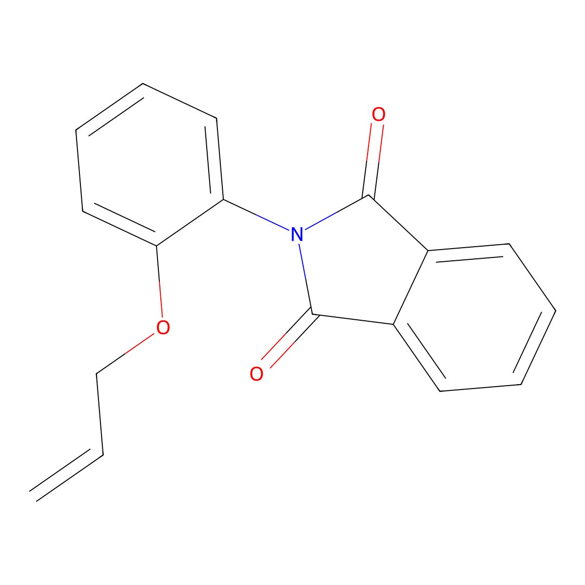 2-[2-(prop-2-en-1-yloxy)phenyl]-1H-isoindole-1,3(2H)-dione molecular structure, CAS 239445-58-0