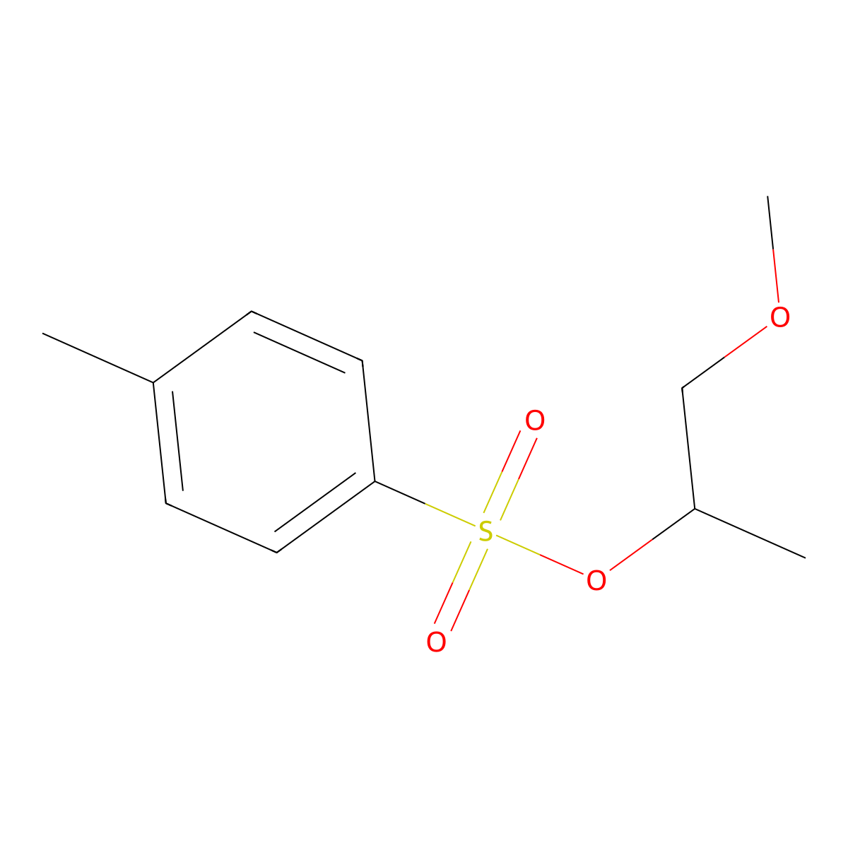 1-Methoxypropan-2-yl 4-methylbenzenesulfonate molecular structure, CAS 23946-74-9