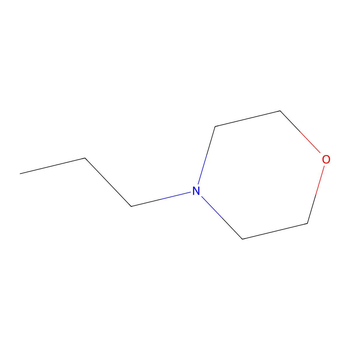 4-Propylmorpholine molecular structure, CAS 23949-50-0