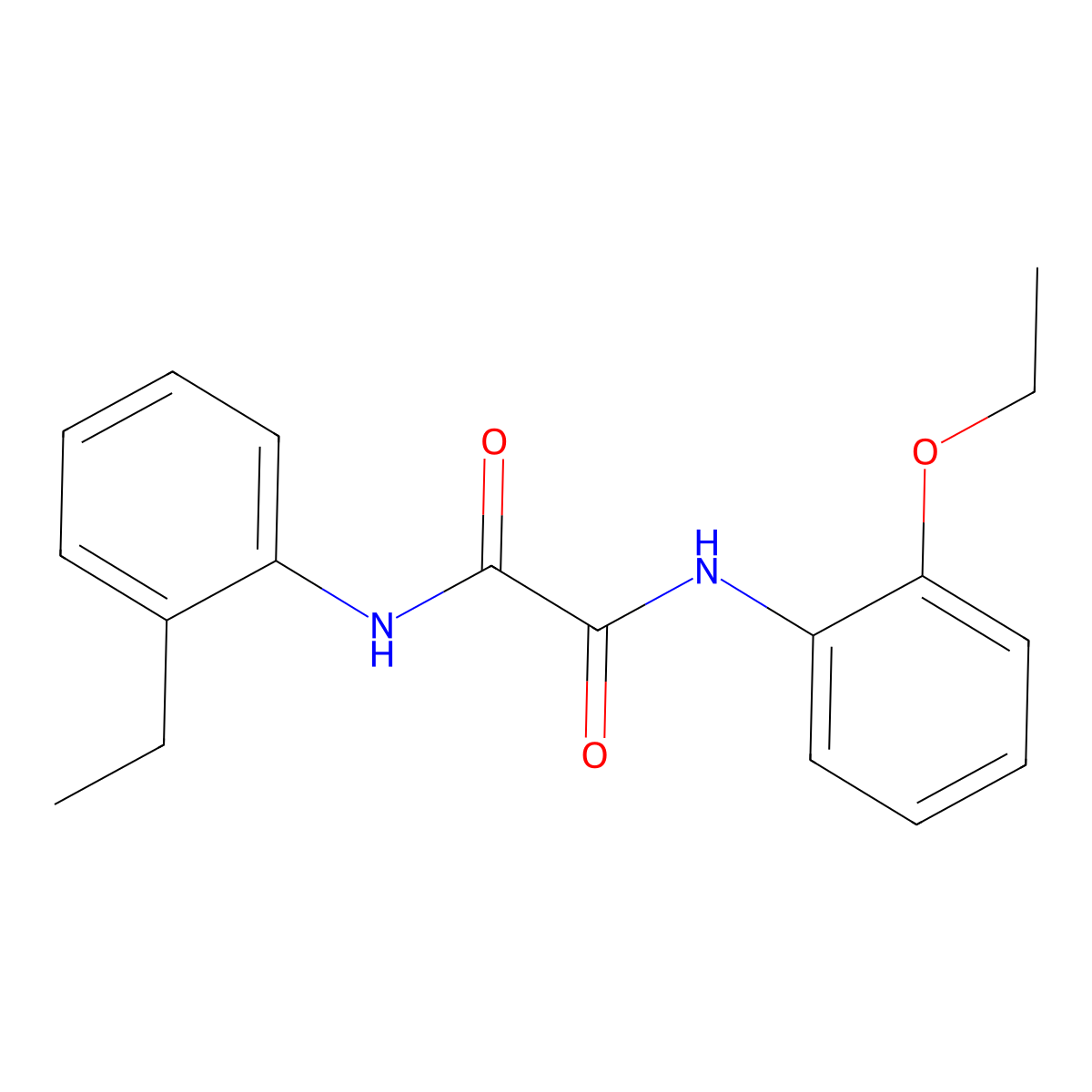 2-Ethoxy-2'-ethyloxanilide molecular structure, CAS 23949-66-8
