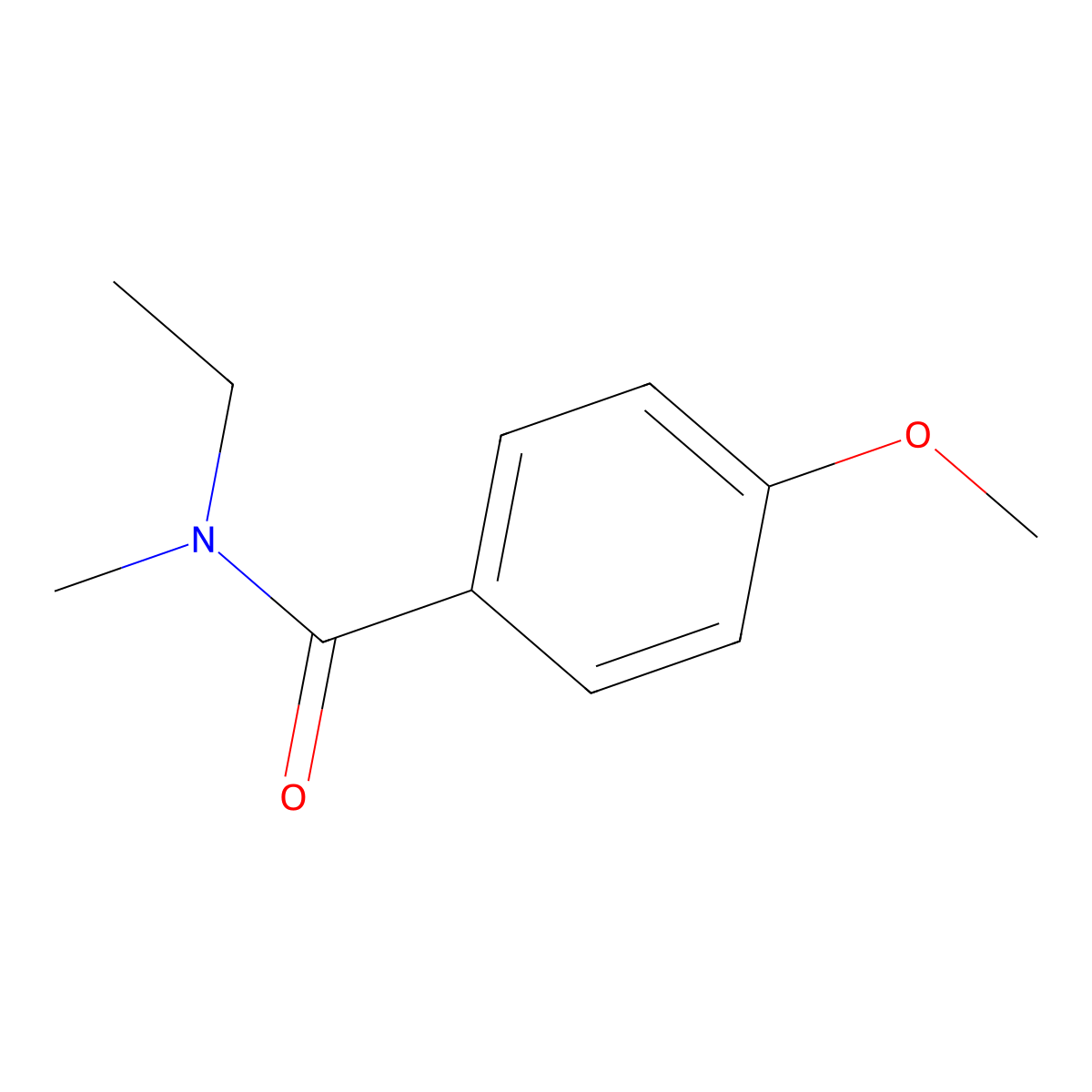 N-Ethyl-4-methoxy-N-methylbenzamide molecular structure, CAS 2395027-59-3