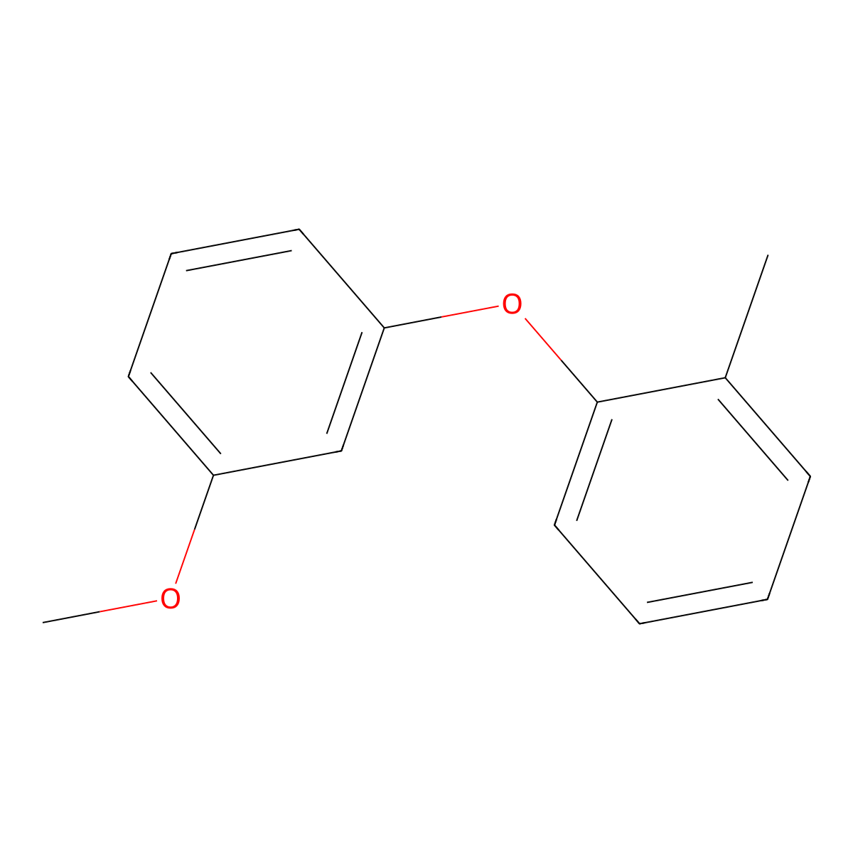 1-(3-Methoxyphenoxy)-2-methylbenzene molecular structure, CAS 23951-29-3