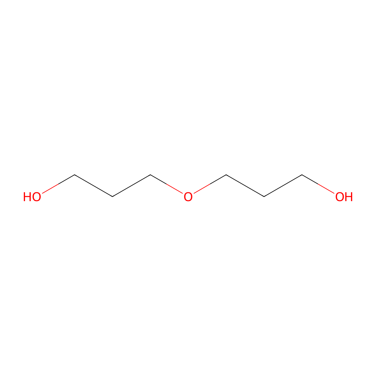3,3'-Dihydroxydipropyl ether molecular structure, CAS 2396-61-4