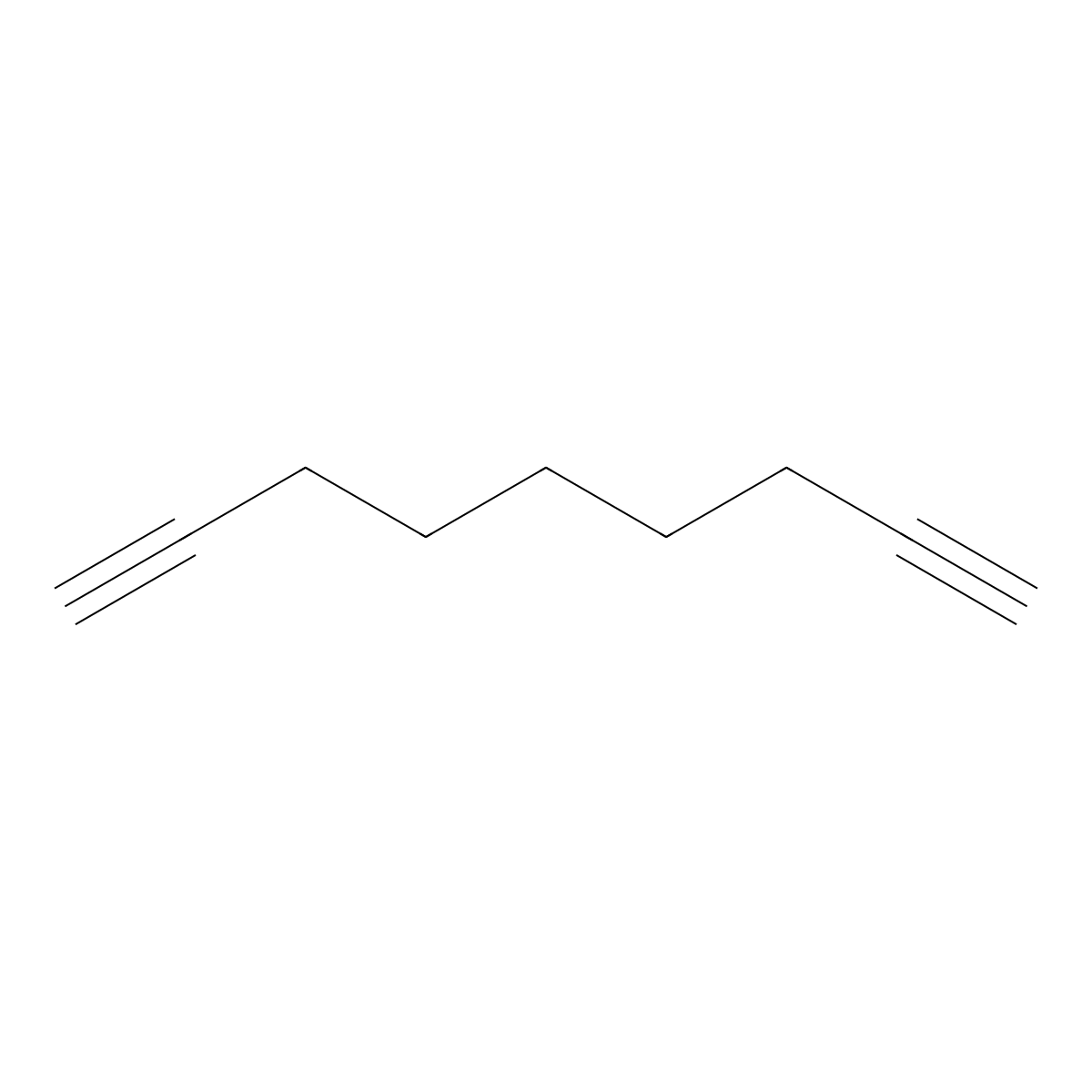 1,8-Nonadiyne molecular structure, CAS 2396-65-8