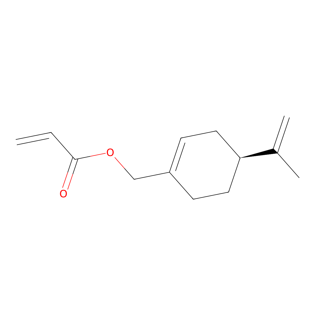 (S)-(4-(Prop-1-en-2-yl)cyclohex-1-en-1-yl)methyl acrylate molecular structure, CAS 2396741-03-8