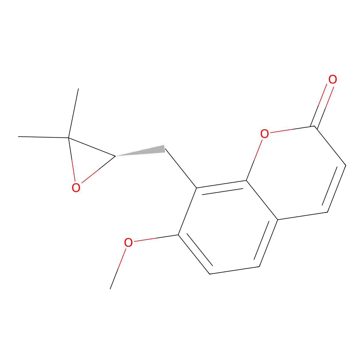 Meranzin molecular structure, CAS 23971-42-8