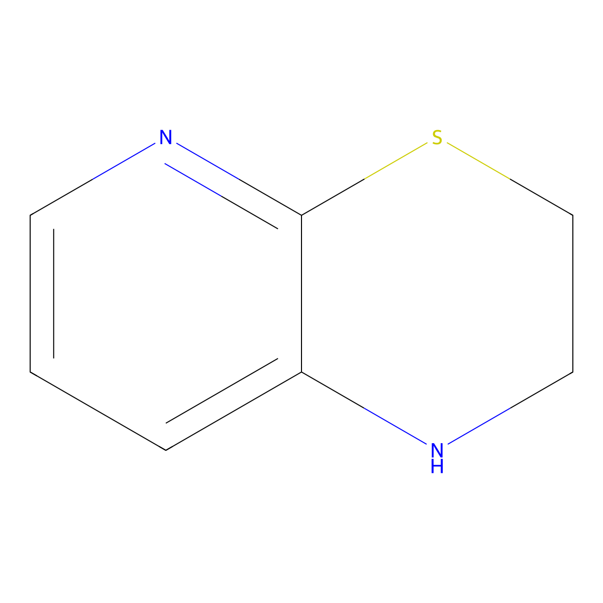 1H,2H,3H-pyrido[2,3-b][1,4]thiazine molecular structure, CAS 23977-47-1