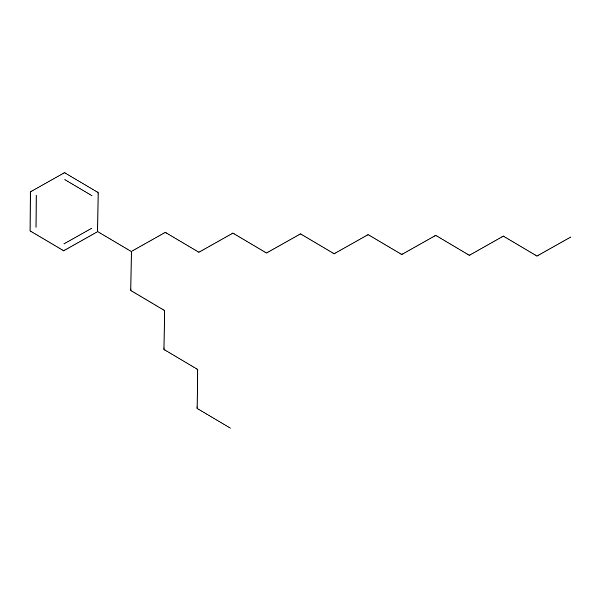 7-Phenyleicosane molecular structure, CAS 2398-64-3