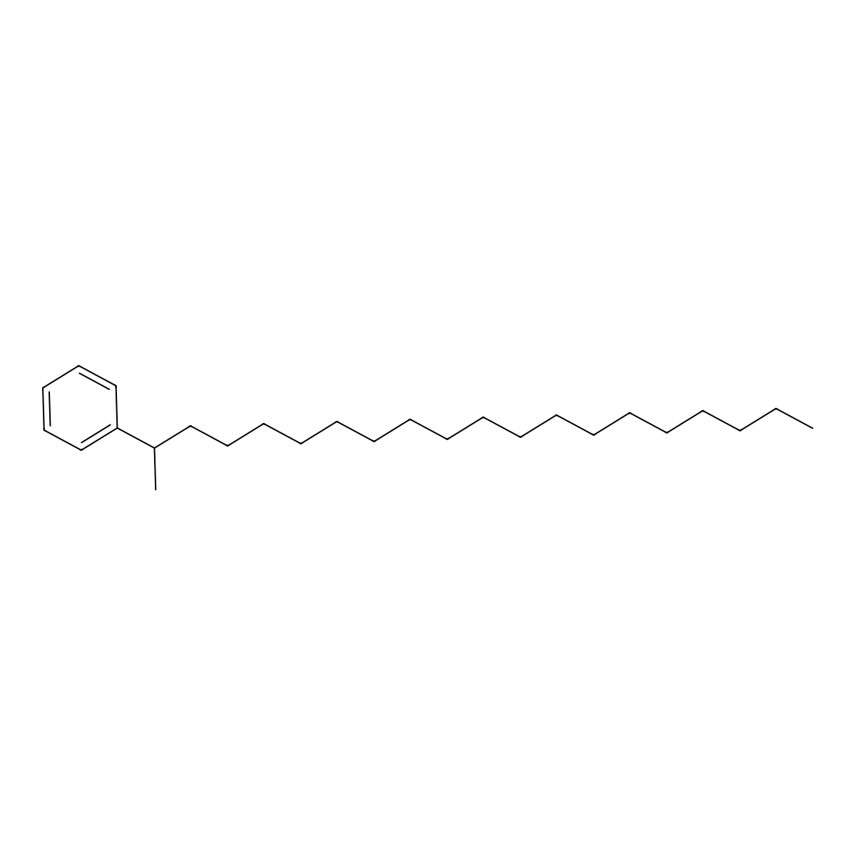 2-Phenyleicosane molecular structure, CAS 2398-66-5
