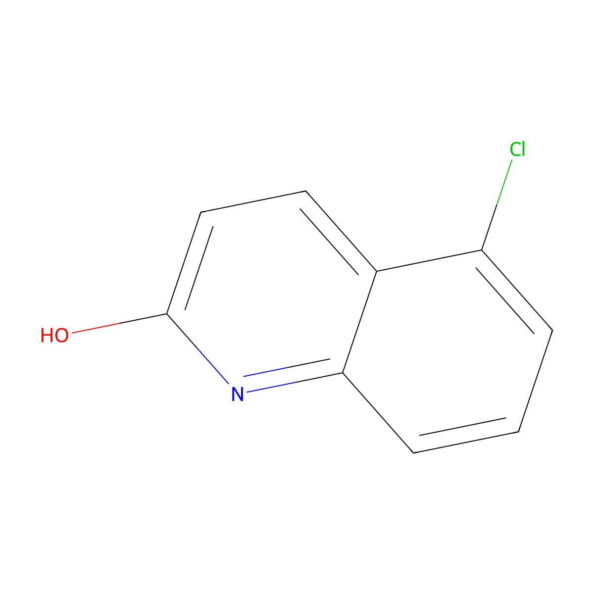5-Chloroquinolin-2(1h)-one molecular structure, CAS 23981-22-8