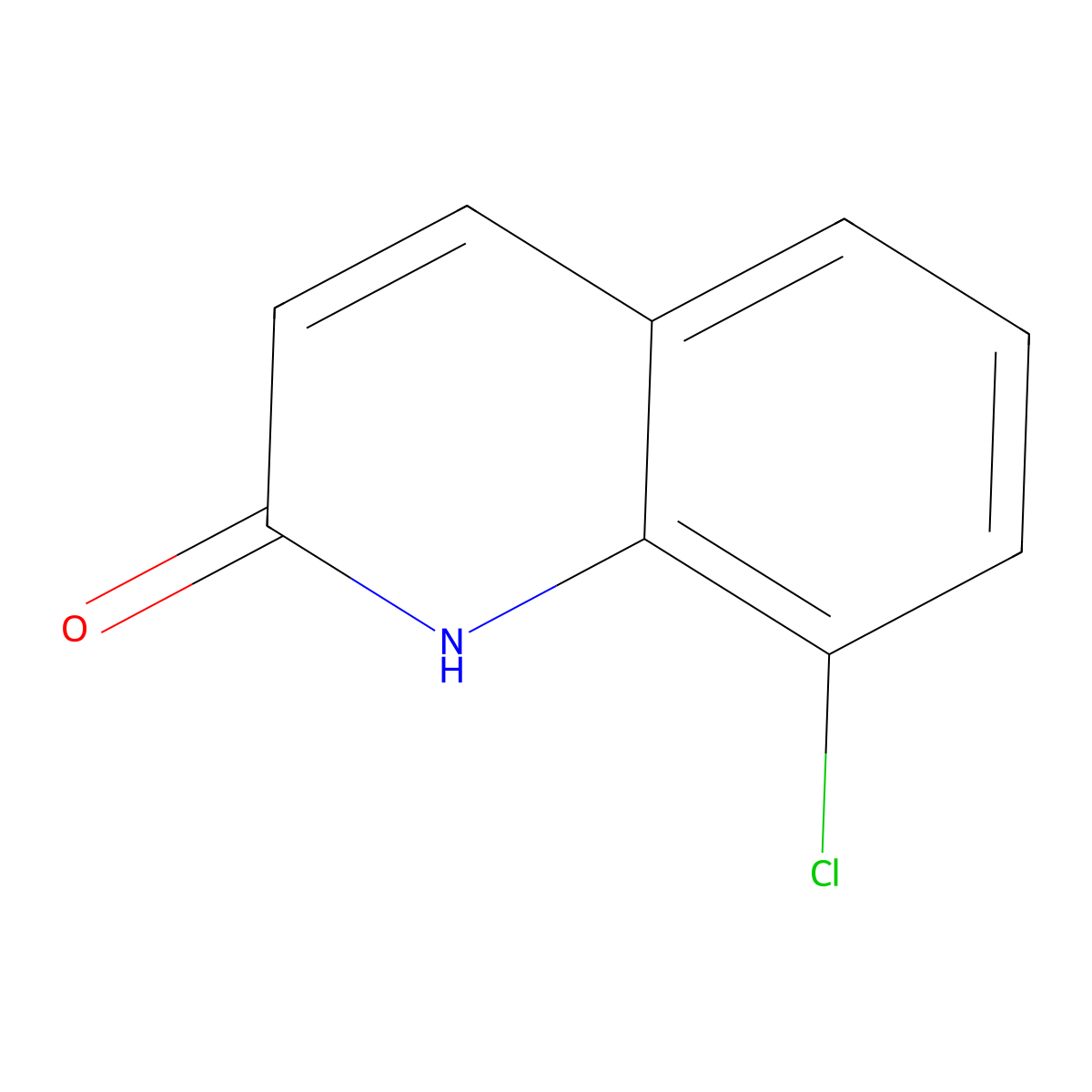 8-chloroquinolin-2(1H)-one molecular structure, CAS 23981-25-1