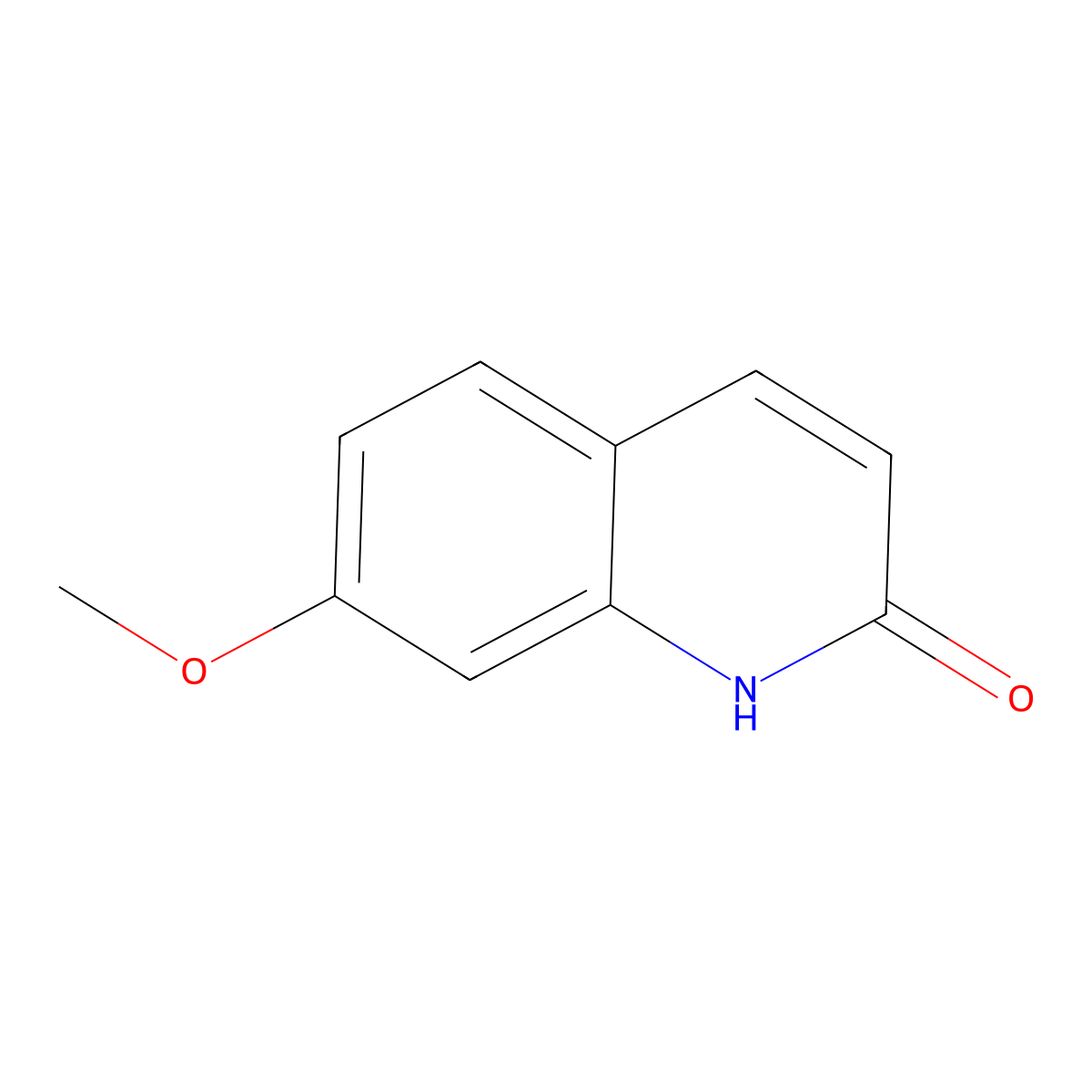 7-Methoxy-1,2-dihydroquinolin-2-one molecular structure, CAS 23981-26-2