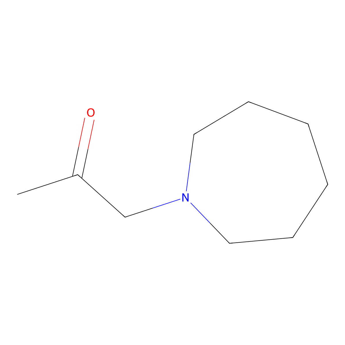 1-(Azepan-1-yl)propan-2-one molecular structure, CAS 23982-56-1