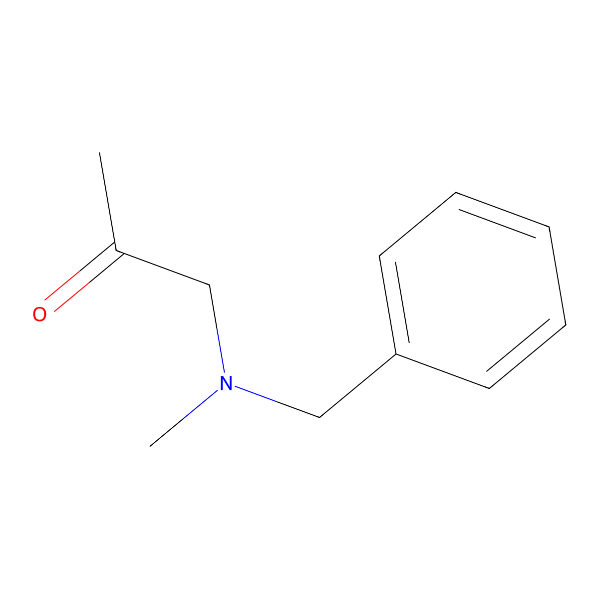 1-[Benzyl(methyl)amino]propan-2-one molecular structure, CAS 23982-57-2