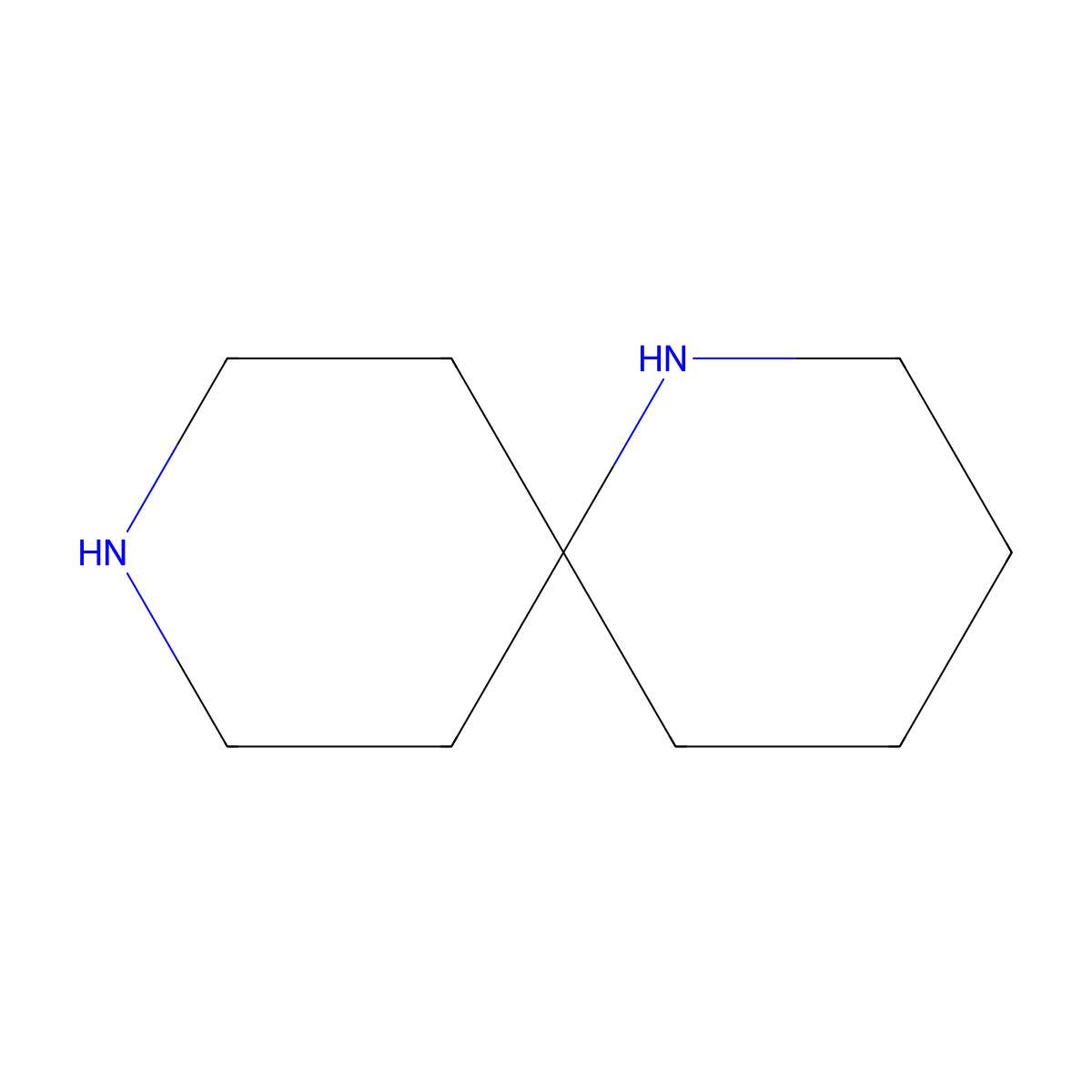 1,9-Diazaspiro[5.5]undecane molecular structure, CAS 23991-00-6