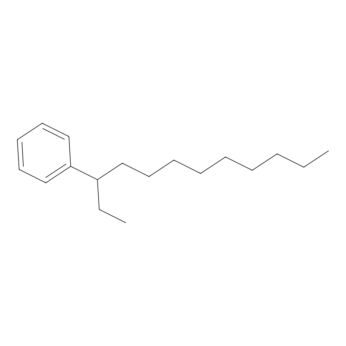 3-Phenyldodecane molecular structure, CAS 2400-00-2