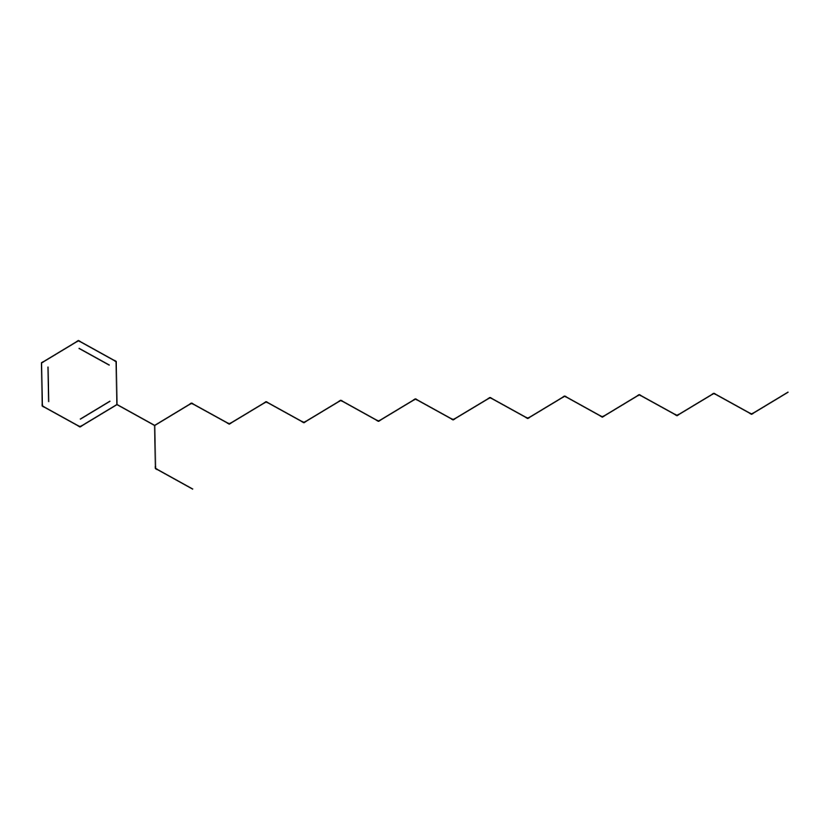 3-Phenyleicosane molecular structure, CAS 2400-02-4