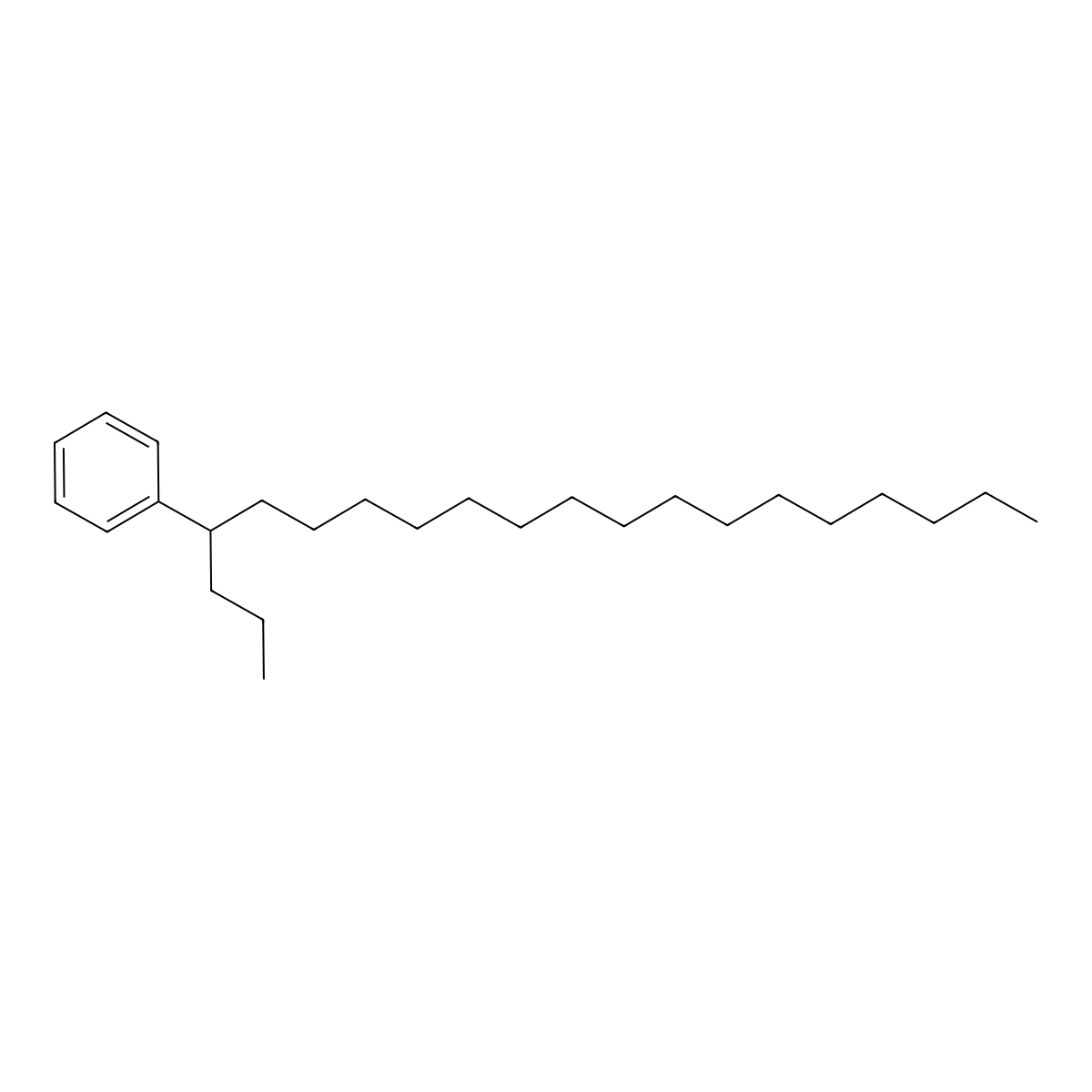 4-Phenyleicosane molecular structure, CAS 2400-03-5