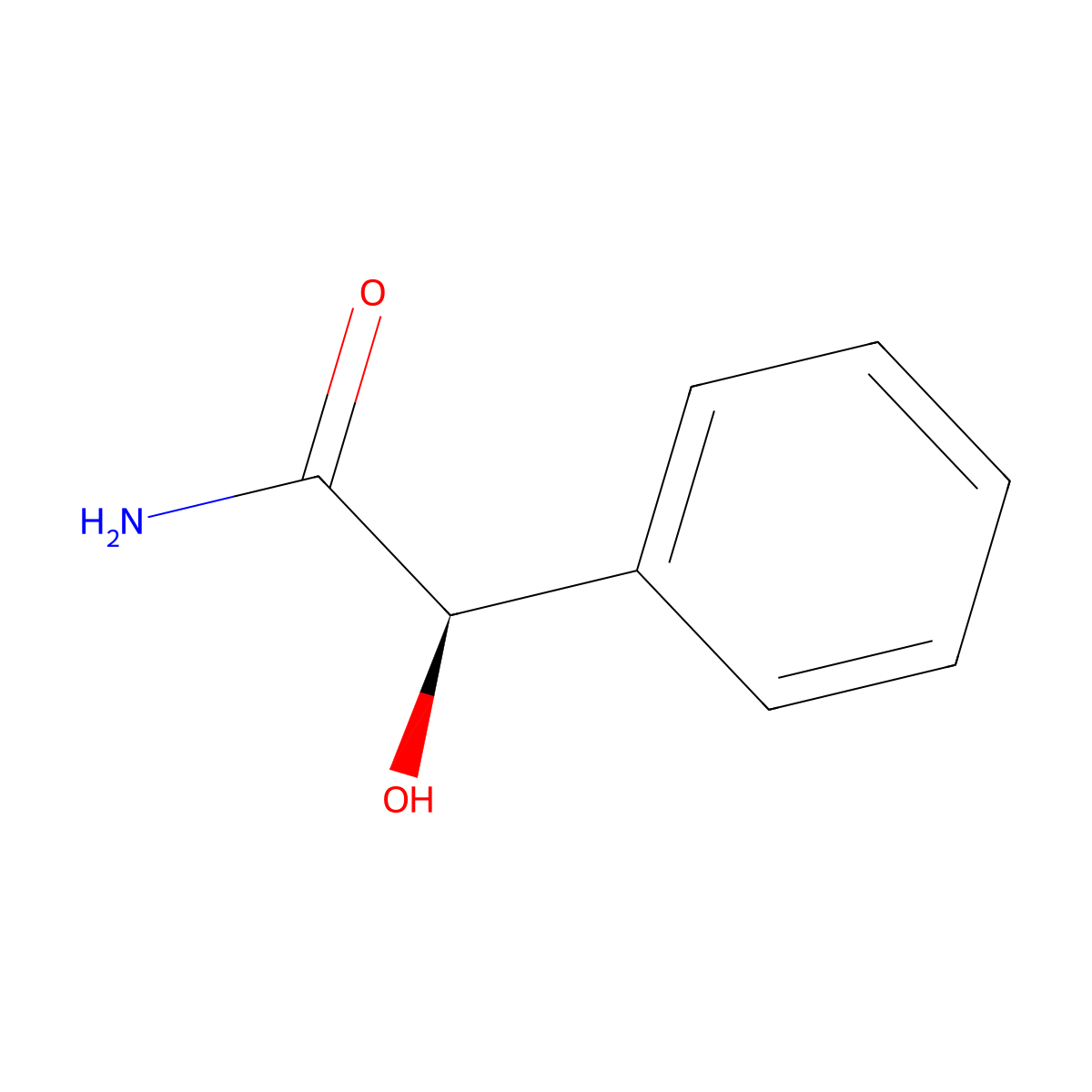(R)-Mandelamide molecular structure, CAS 24008-62-6