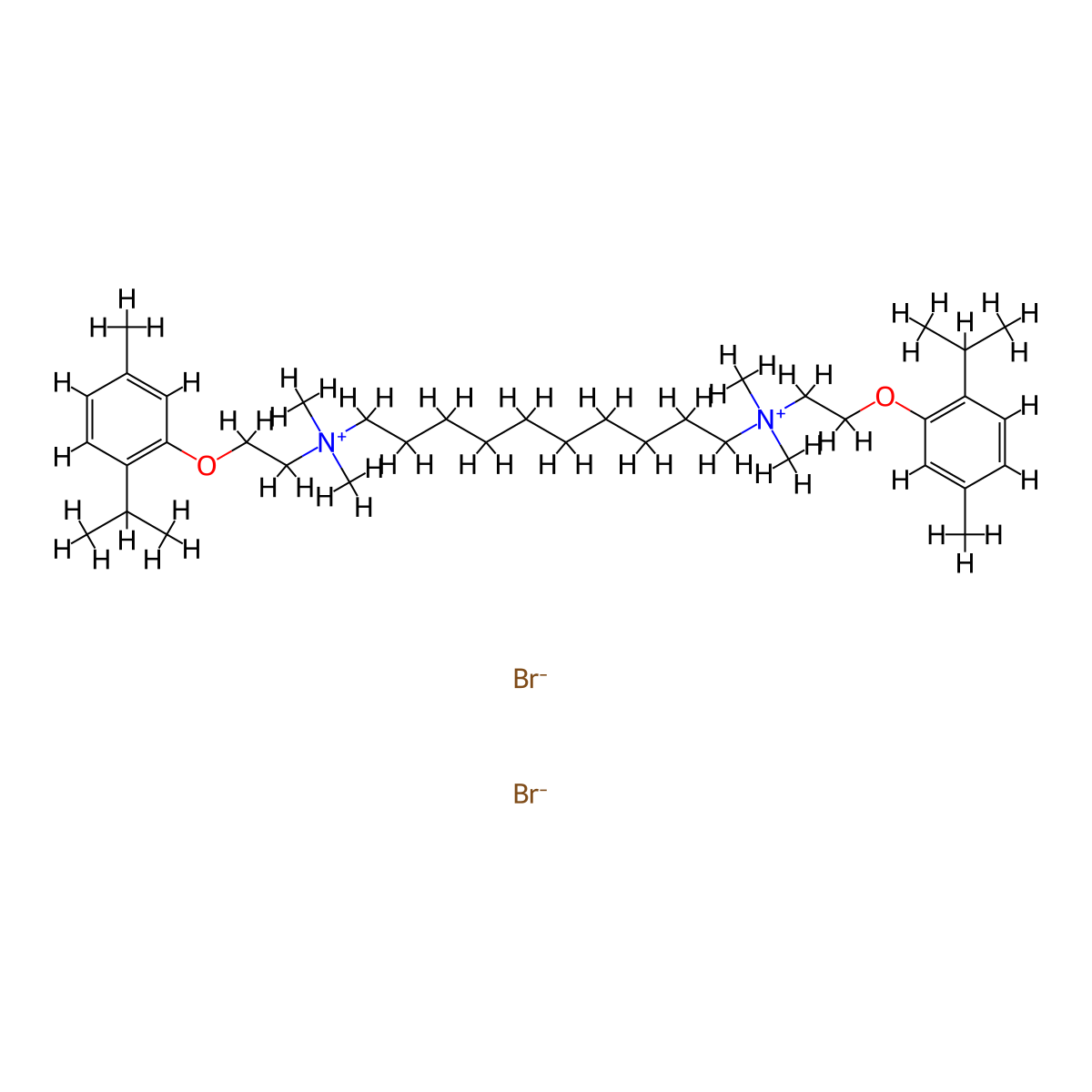 Deditonium Bromide molecular structure, CAS 2401-56-1