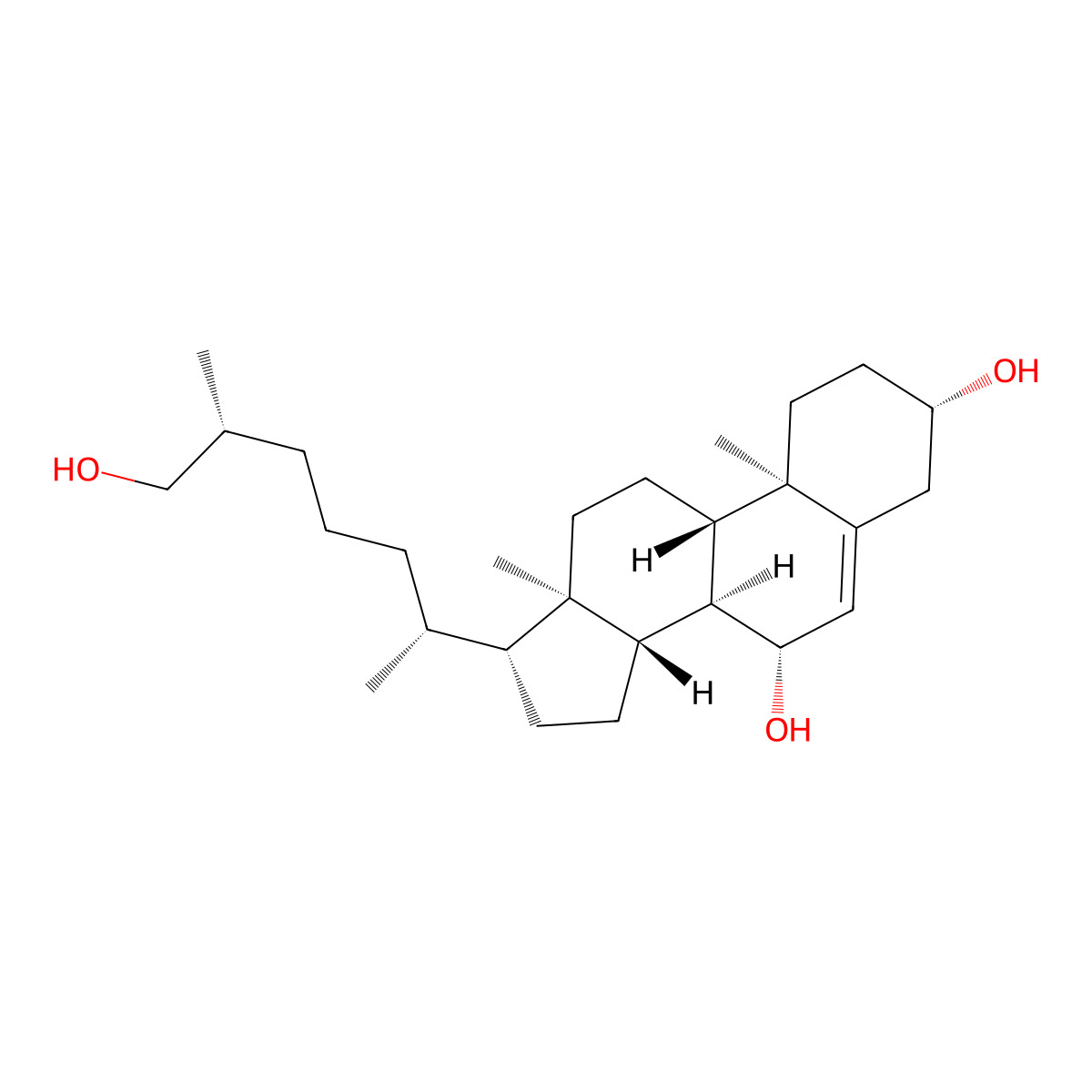 7beta,27-Dihydroxycholesterol molecular structure, CAS 240129-43-5