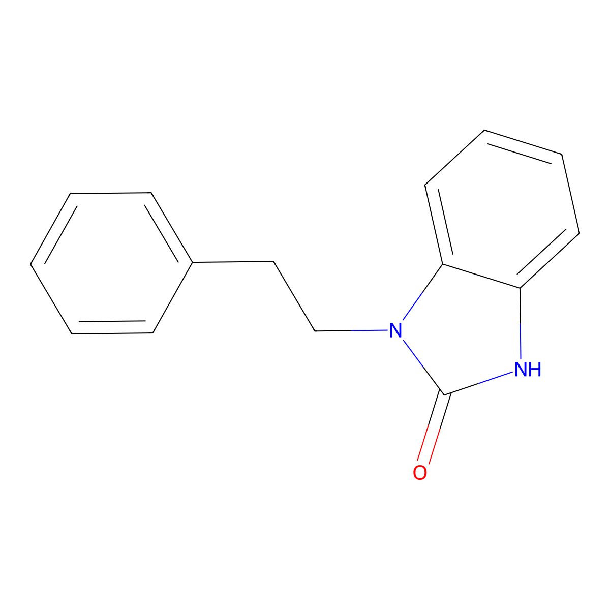 1-phenethyl-1H-benzo[d]imidazol-2(3H)-one molecular structure, CAS 240143-41-3