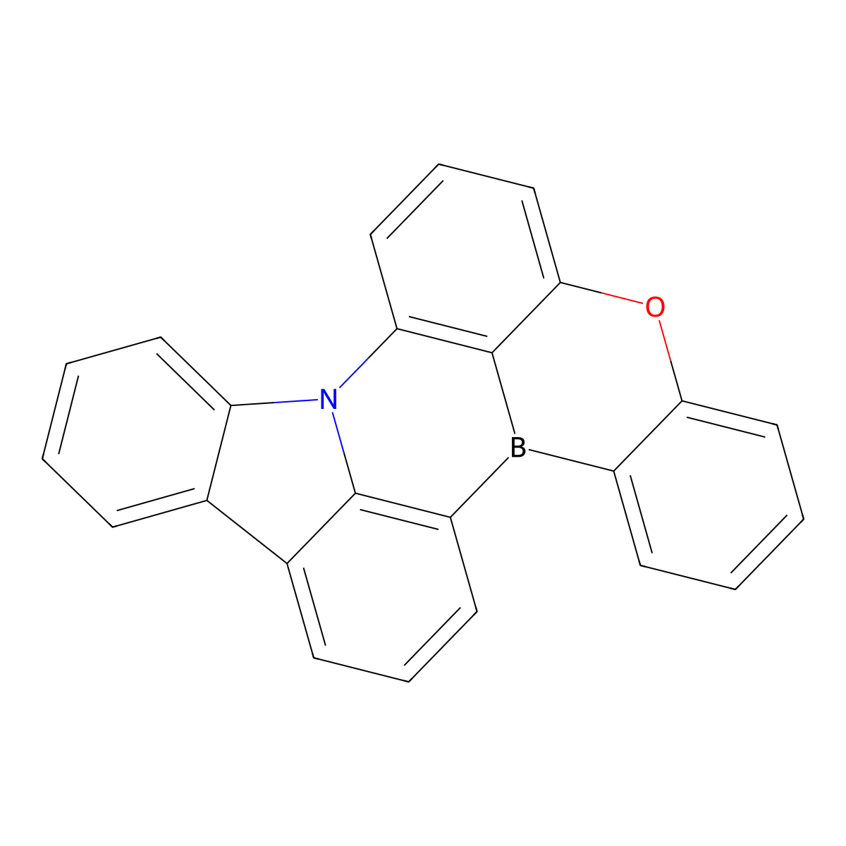 5-Oxa-8b-aza-15b-borabenzo[a]naphtho[1,2,3-hi]aceanthrylene molecular structure, CAS 2401587-69-5
