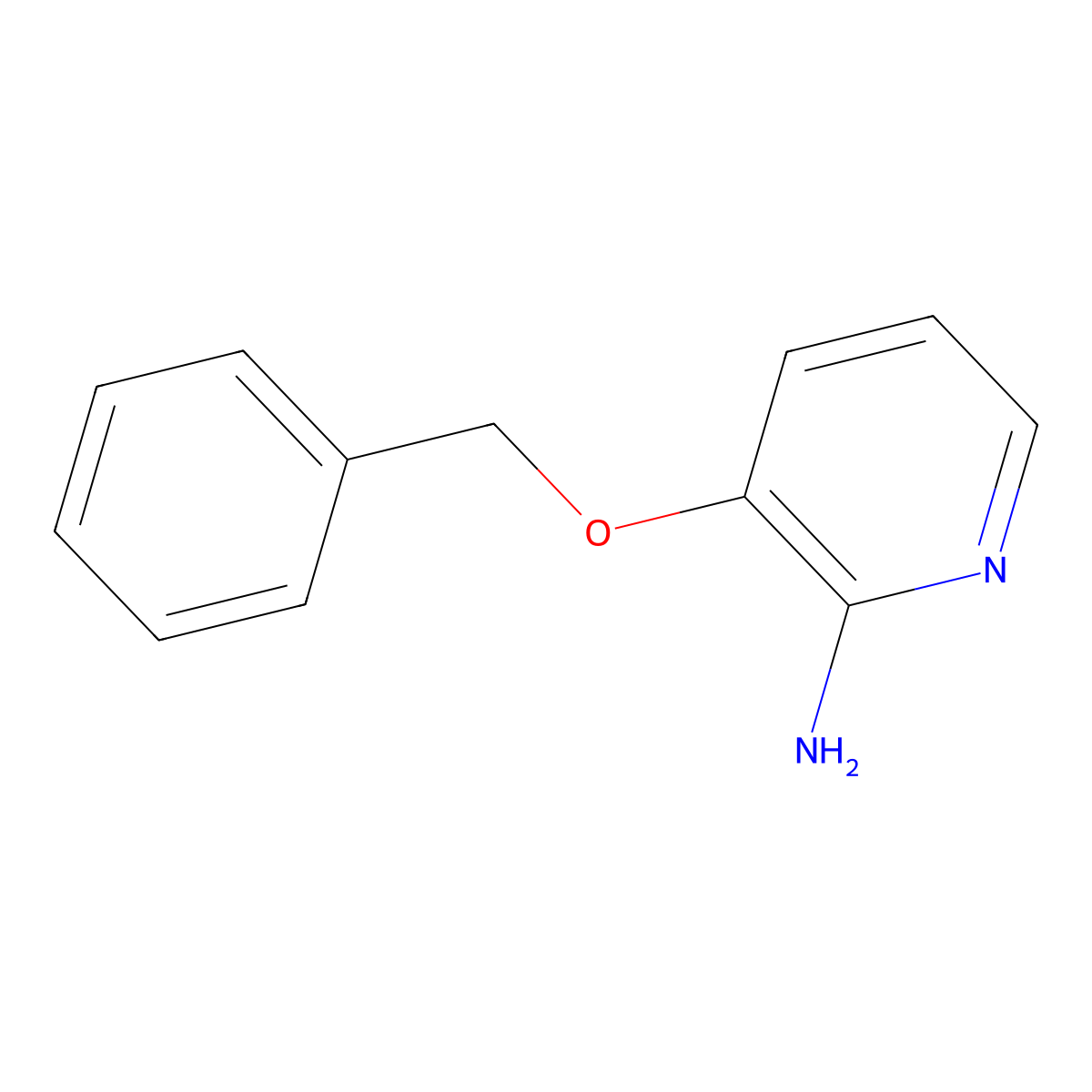 2-Amino-3-benzyloxypyridine molecular structure, CAS 24016-03-3