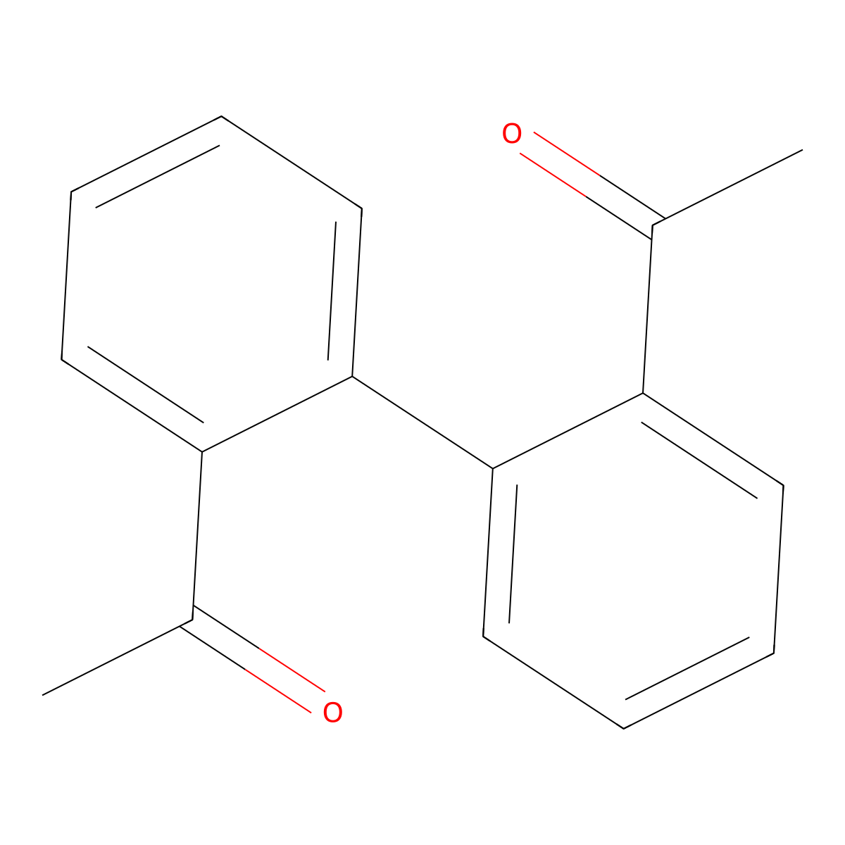 1-[2-(2-Acetylphenyl)phenyl]ethanone molecular structure, CAS 24017-95-6