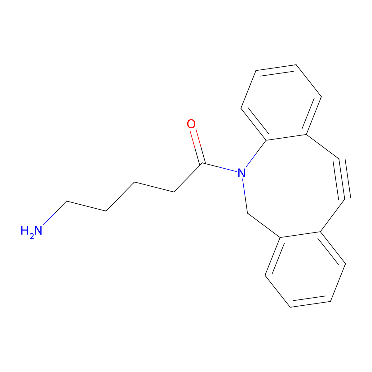 DBCO-C5-Amine molecular structure, CAS 2401876-29-5