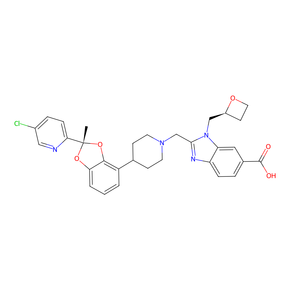 Lotiglipron molecular structure, CAS 2401892-75-7