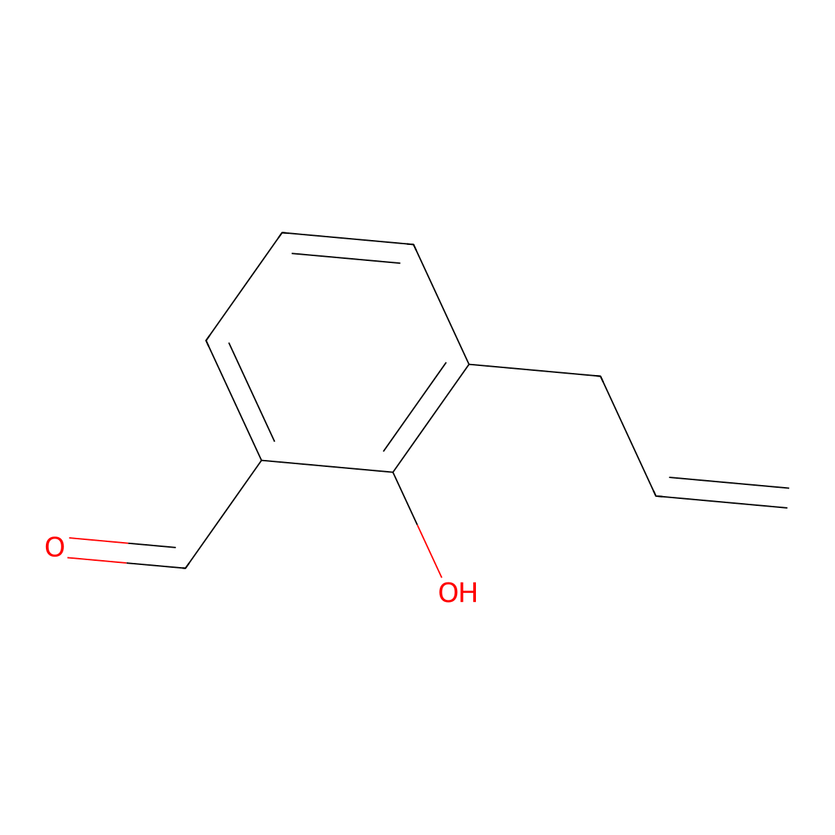 3-Allylsalicylaldehyde molecular structure, CAS 24019-66-7