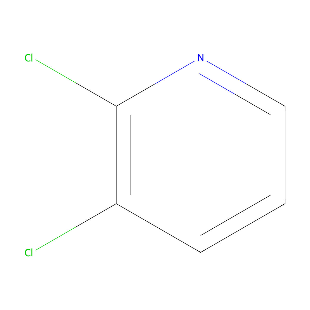 2,3-Dichloropyridine molecular structure, CAS 2402-77-9